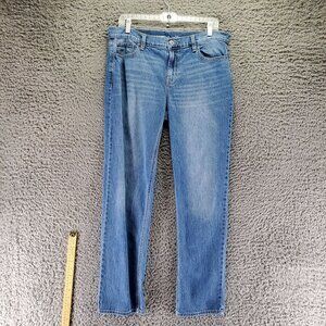 Old Navy Jeans Womens 10 Blue Mid-Rise Wow Boyfriend Denim